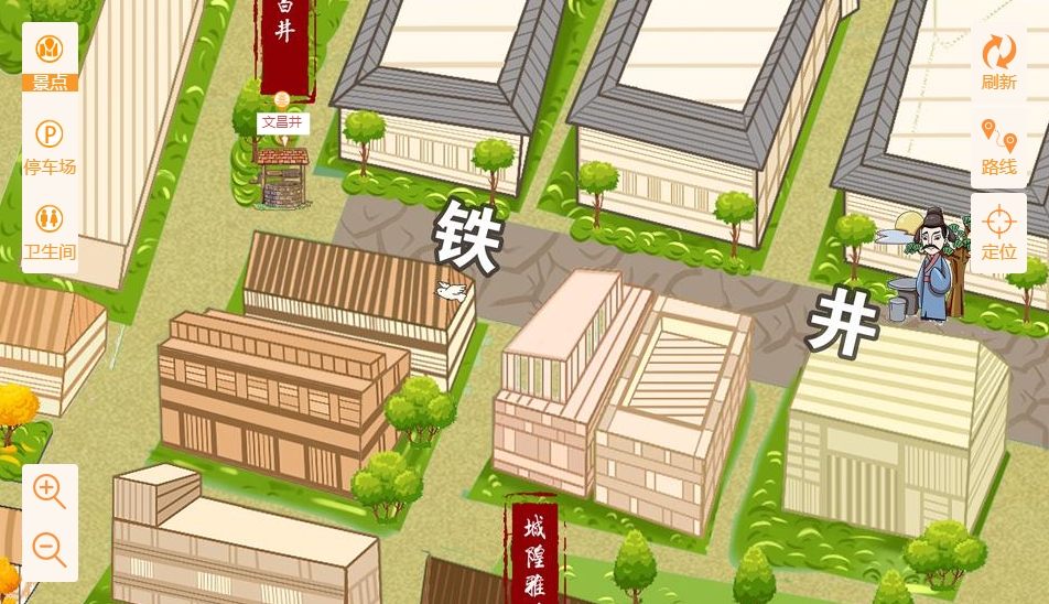 石壁镇智慧景区：手绘地图与语音导览的完美融合